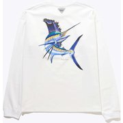 PFGキャリーチェンロングスリーブTシャツ PM3764 101 White Sailfis XLサイズ [アウトドア カットソー メンズ]