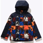 ウィリーバードII インターチェンジジャケット WB1036 432 Bright Indigo Smorgas Berg, Coll Navy XXSサイズ [アウトドア ジャケット キッズ]