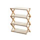 折り畳み木製4段ラック Woodi Folding Rack SMOrsFR001a ベージュ [アウトドア ウッドラック]