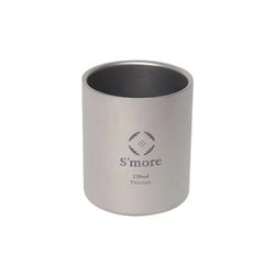 二重構造 チタンカップ Titanium Double Cup 220ml SMOrsUT001DCa [アウトドア チタンカップ]
