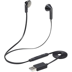 HS-EP19UBK ヘッドセット イヤホン インナーイヤー USB 両耳 セミオープン HS-EP19UBK HS-EP19UBK