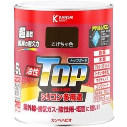 油性トップガード こげちゃ 1.6L