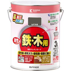油性ウレタンガード ねずみ 3L