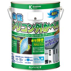 水性シリコン外壁用 白 3L