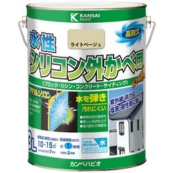 水性シリコン外壁用 ライトベージュ 3L