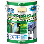 水性シリコン外壁用 つや消しアイボリー 3L