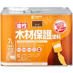 油性木材保護塗料 チーク 7L
