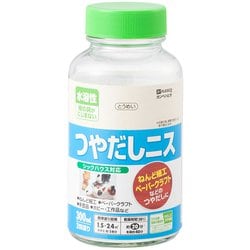 水溶性つやだしニスA 透明 300ML