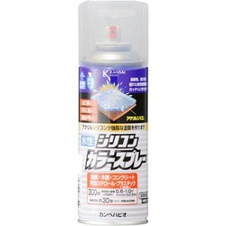 水性シリコンカラースプレー つや消透明 300ML