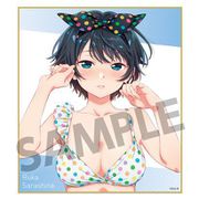 彼女、お借りします ミニ色紙 水着 Ver. 更科瑠夏 [キャラクターグッズ]