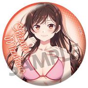 彼女、お借りします 缶バッジ 76mm 水着 Ver. 水原千鶴 [キャラクターグッズ]