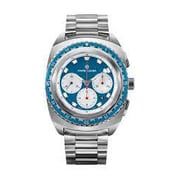 メンズ クロノグラフ メタルベルト ブルー 並行輸入品 3年保証 00.10103.08.52.20