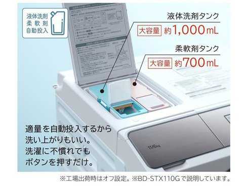 ヨドバシ.com - 日立 HITACHI BD-STX110GL W [ドラム式洗濯乾燥機