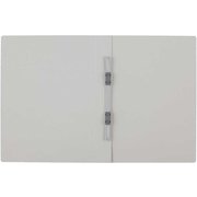 フラットファイル A4-S(タテ型・長辺綴じ) グレー 1冊 HL1059N