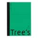 UTR3BG [Tree's B5 B罫30枚 グリーン 1冊]