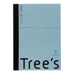 Tree's B5 B罫30枚 ブルーグレー 1冊 UTR3BGR