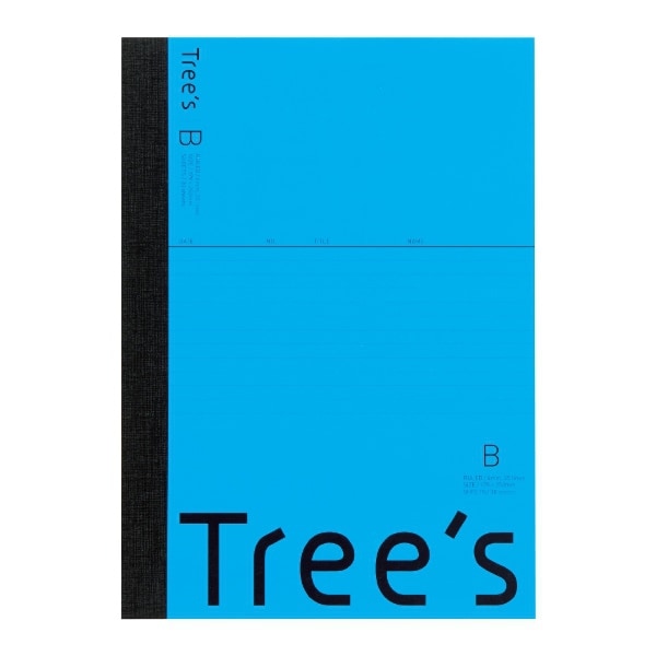 UTR3BLB [Tree's B5 B罫30枚 ライトブルー 1冊]