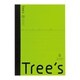 UTR3BLG [Tree's B5 B罫30枚 ライトグリーン 1冊]
