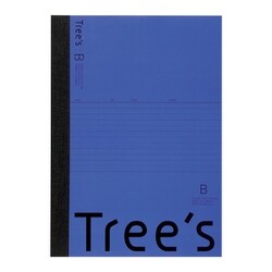 Tree's B5 B罫30枚 バイオレット 1冊 UTR3BV