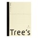 UTRAA4C [Tree's A4 A罫40枚 クリーム 1冊]