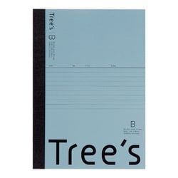 Tree's A5 B罫30枚 ブルーグレー 1冊 UTRBA5GR