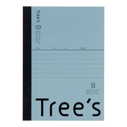 Tree's A6 B罫48枚 ブルーグレー 1冊 UTRBA6GR