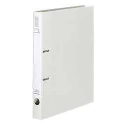 Dリングファイル スムーススタイル A4 200枚 オフホワイト フ-UDS420W