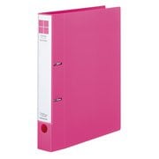 Dリングファイル スムーススタイル A4 300枚 ピンク フ-UDS430P