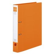 Dリングファイル スムーススタイル A4 300枚 オレンジ フ-UDS430YR