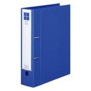 Dリングファイル スムーススタイル A4 500枚 青 フ-UDS450B