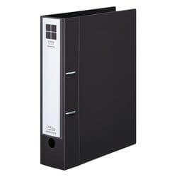 Dリングファイル スムーススタイル A4 500枚 ダークグレー フ-UDS450DM