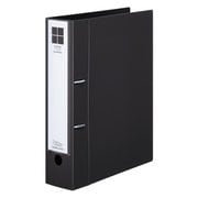 Dリングファイル スムーススタイル A4 500枚 ダークグレー フ-UDS450DM