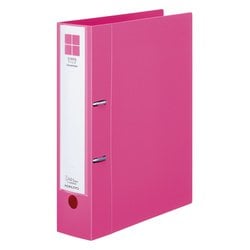 Dリングファイル スムーススタイル A4 500枚 ピンク フ-UDS450P
