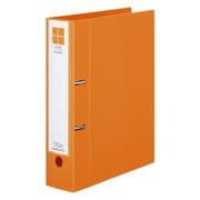 Dリングファイル スムーススタイル A4 500枚 オレンジ フ-UDS450YR