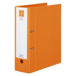 Dリングファイル スムーススタイル A4 700枚 オレンジ フ-UDS470YR