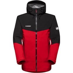 ヨドバシ.com - マムート MAMMUT コンヴェイ ツアー ハードシェル フーデット ジャケット アジアンフイット メン Convey Tour  HS Hooded Jacket AF Men 1010-28450 3457 magma-black Mサイズ(日本：Lサイズ) [アウトドア 防水 ジャケット メンズ] 通販【全品無料配達】