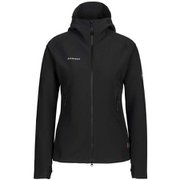 マクン ソフトシェル フーデット ジャケット アジアンフィット ウィメン Macun SO Hooded Jacket AF Women 1011-00801 0001 black Sサイズ(日本：Mサイズ) [アウトドア ソフトシェルジャケット レディース]