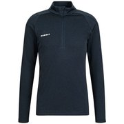 パフォーマンス サーマル ジップ ロングスリーブ アジアンフィット メン Performance Thermal Zip Longsleeve AF Men 1016-00091 5899 marine-white XSサイズ(日本：Sサイズ) [アウトドア カットソー メンズ]