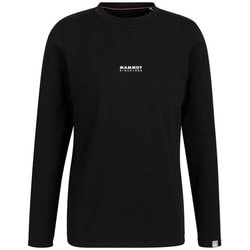 キューディー ロゴ プリント ロングスリーブ Tシャツ アジアンフィット メン QD Logo Print Longsleeve T-shirts AF Men 1016-01030 00253 black PRT1 Mサイズ(日本：Lサイズ) [アウトドア カットソー メンズ]