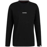 キューディー ロゴ プリント ロングスリーブ Tシャツ アジアンフィット メン QD Logo Print Longsleeve T-shirts AF Men 1016-01030 00253 black PRT1 XLサイズ(日本：XXLサイズ) [アウトドア カットソー メンズ]