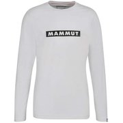 キューディー ロゴ プリント ロングスリーブ Tシャツ アジアンフィット メン QD Logo Print Longsleeve T-shirts AF Men 1016-01030 00472 white PRT2 Mサイズ(日本：Lサイズ) [アウトドア カットソー メンズ]