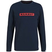 キューディー ロゴ プリント ロングスリーブ Tシャツ アジアンフィット メン QD Logo Print Longsleeve T-shirts AF Men 1016-01030 50360 marine PRT2 Mサイズ(日本：Lサイズ) [アウトドア カットソー メンズ]