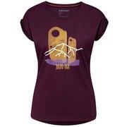 マウンテン Tシャツ ウィメン Mountain T-Shirt Women 1017-00965 6405 grape PRT2 Mサイズ [アウトドア カットソー レディース]