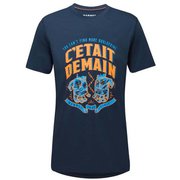 マッソーネ Tシャツ メン Massone T-Shirt Men 1017-02901 50364 marine PRT1 Lサイズ [アウトドア カットソー メンズ]