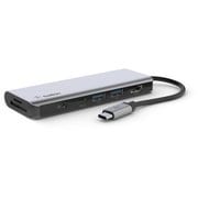 AVC009btSGY [CONNECT USB-C 7-in-1マルチポートハブアダプター 100W出力 パワーデリバリー]