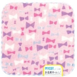 日本製 タオルチーフ ミエル ピンク