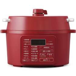 アイリスオーヤマ電気圧力鍋２.2L PC-MA2-R 色カシスレッド　早い者勝ち Amazon | アイリスオーヤマ 電気圧力鍋 2.2L 低温調理器