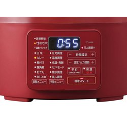 値下げ！IRIS OHYAMA 電気圧力鍋 PC-MA4 赤 電気圧力鍋 4.0L PC-MA4-W 自動メニュー6種類 ホワイト