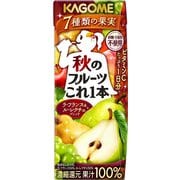 秋のフルーツこれ一本 ラ・フランス&ル・レクチェブレンド 200ml×24本入 [フルーツジュース]