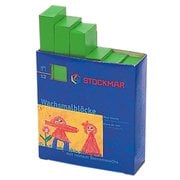 みつろうブロッククレヨン 単色 12本 黄緑 ST36006